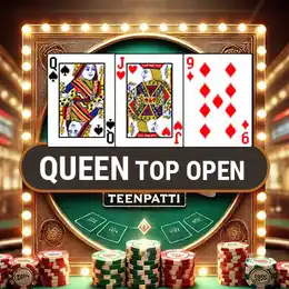 QUEEN TOP OPEN TEENPATTI on All Panel