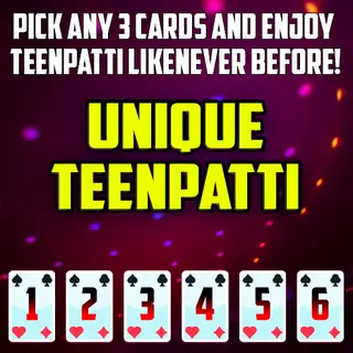 UNIQUE TEENPATTI on All Panel